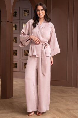 Mia-Amore Smoky Rose 9015 брючный комплект из шелка и вискозы