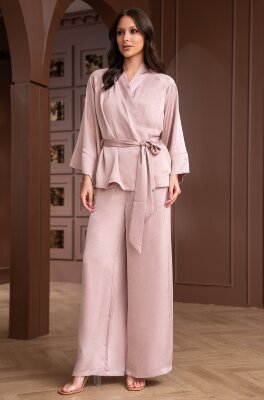Mia-Amore Smoky Rose 9015 брючный комплект из шелка и вискозы